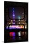 China 10MKm2 Collection - Asian Window - Shanghai Cityscape at night-Philippe Hugonnard-Stretched Canvas