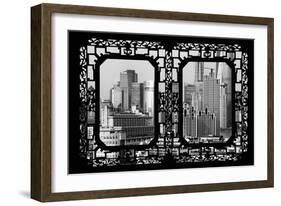 China 10MKm2 Collection - Asian Window - Shanghai Cityscape-Philippe Hugonnard-Framed Photographic Print