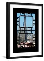 China 10MKm2 Collection - Asian Window - Shanghai Cityscape-Philippe Hugonnard-Framed Photographic Print