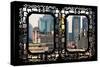 China 10MKm2 Collection - Asian Window - Shanghai Cityscape-Philippe Hugonnard-Stretched Canvas