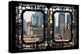 China 10MKm2 Collection - Asian Window - Shanghai Cityscape-Philippe Hugonnard-Stretched Canvas