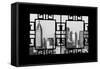 China 10MKm2 Collection - Asian Window - Shanghai Cityscape-Philippe Hugonnard-Framed Stretched Canvas