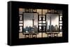 China 10MKm2 Collection - Asian Window - Shanghai Skyline with Oriental Pearl Tower-Philippe Hugonnard-Framed Stretched Canvas