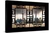 China 10MKm2 Collection - Asian Window - Shanghai Skyline with Oriental Pearl Tower-Philippe Hugonnard-Stretched Canvas