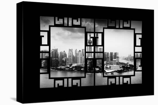 China 10MKm2 Collection - Asian Window - Shanghai Tower-Philippe Hugonnard-Stretched Canvas