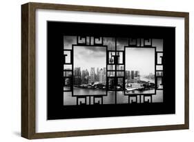 China 10MKm2 Collection - Asian Window - Shanghai Tower-Philippe Hugonnard-Framed Photographic Print