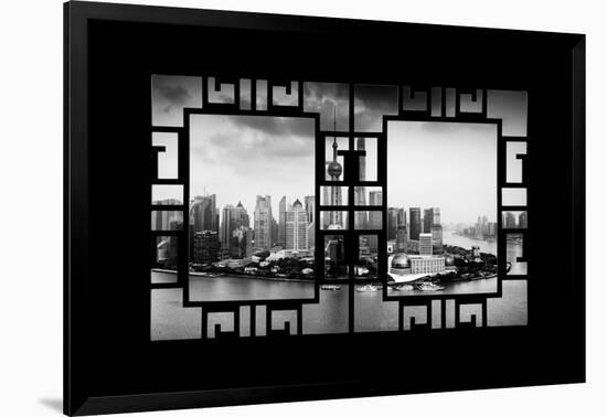 China 10MKm2 Collection - Asian Window - Shanghai Tower-Philippe Hugonnard-Framed Photographic Print