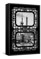 China 10MKm2 Collection - Asian Window - Shanghai Tower-Philippe Hugonnard-Framed Stretched Canvas