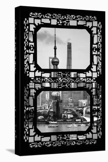 China 10MKm2 Collection - Asian Window - Shanghai Tower-Philippe Hugonnard-Stretched Canvas