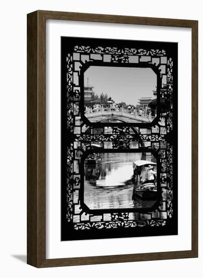 China 10MKm2 Collection - Asian Window - Shanghai Water Town - Qibao-Philippe Hugonnard-Framed Photographic Print