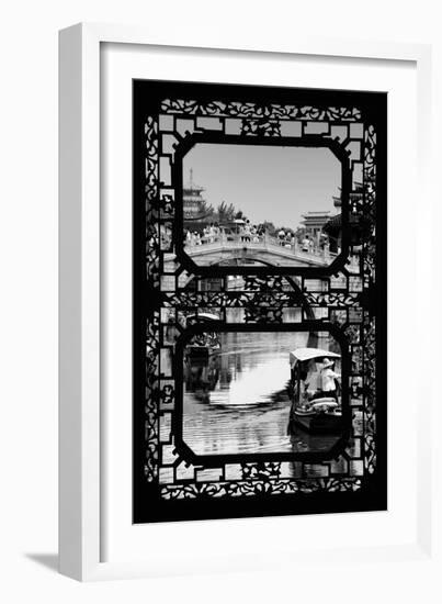 China 10MKm2 Collection - Asian Window - Shanghai Water Town - Qibao-Philippe Hugonnard-Framed Photographic Print