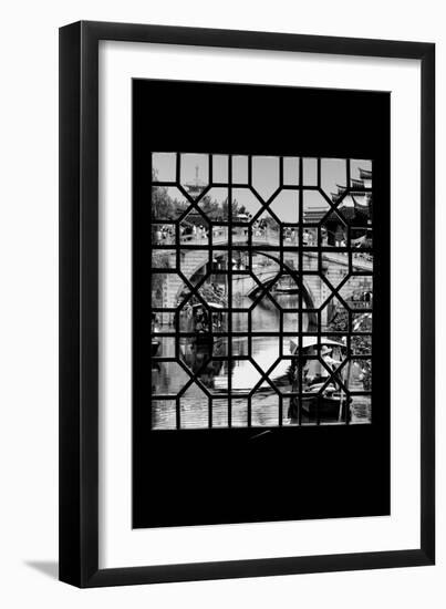 China 10MKm2 Collection - Asian Window - Shanghai Water Town - Qibao-Philippe Hugonnard-Framed Photographic Print