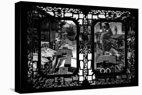 China 10MKm2 Collection - Asian Window - Shantang water Town - Suzhou-Philippe Hugonnard-Stretched Canvas