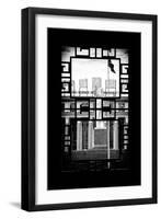 China 10MKm2 Collection - Asian Window - Statue of Mao Zedong-Philippe Hugonnard-Framed Photographic Print