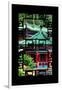 China 10MKm2 Collection - Asian Window - Summer Palace Architecture-Philippe Hugonnard-Framed Photographic Print