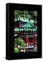 China 10MKm2 Collection - Asian Window - Summer Palace Architecture-Philippe Hugonnard-Framed Stretched Canvas