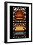 China 10MKm2 Collection - Asian Window - Summer Palace Temple at Sunset-Philippe Hugonnard-Framed Photographic Print