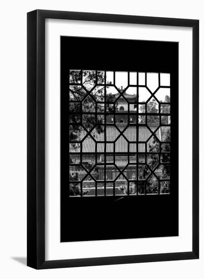 China 10MKm2 Collection - Asian Window - Summer Palace Temple-Philippe Hugonnard-Framed Photographic Print