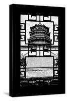 China 10MKm2 Collection - Asian Window - Summer Palace Temple-Philippe Hugonnard-Stretched Canvas