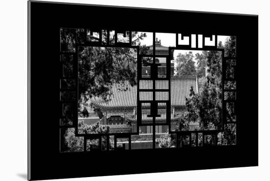 China 10MKm2 Collection - Asian Window - Summer Palace Temple-Philippe Hugonnard-Mounted Photographic Print