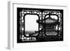 China 10MKm2 Collection - Asian Window - Summer Palace Temple-Philippe Hugonnard-Framed Photographic Print