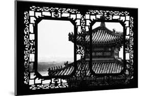 China 10MKm2 Collection - Asian Window - Summer Palace Temple-Philippe Hugonnard-Mounted Photographic Print