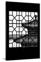 China 10MKm2 Collection - Asian Window - Summer Palace Temple-Philippe Hugonnard-Stretched Canvas