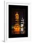 China 10MKm2 Collection - Asian Window - Sun & Moon Twin Pagodas-Philippe Hugonnard-Framed Photographic Print