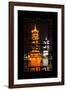 China 10MKm2 Collection - Asian Window - Sun & Moon Twin Pagodas-Philippe Hugonnard-Framed Photographic Print