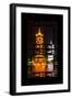 China 10MKm2 Collection - Asian Window - Sun & Moon Twin Pagodas-Philippe Hugonnard-Framed Photographic Print