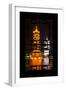 China 10MKm2 Collection - Asian Window - Sun & Moon Twin Pagodas-Philippe Hugonnard-Framed Photographic Print