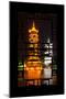 China 10MKm2 Collection - Asian Window - Sun & Moon Twin Pagodas-Philippe Hugonnard-Mounted Photographic Print