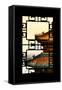 China 10MKm2 Collection - Asian Window - Sunset Summer Palace Architecture-Philippe Hugonnard-Framed Stretched Canvas