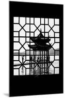 China 10MKm2 Collection - Asian Window - Temple Lake-Philippe Hugonnard-Mounted Photographic Print