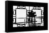 China 10MKm2 Collection - Asian Window - Temple Lake-Philippe Hugonnard-Framed Stretched Canvas