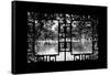 China 10MKm2 Collection - Asian Window - Temple Reflections-Philippe Hugonnard-Framed Stretched Canvas