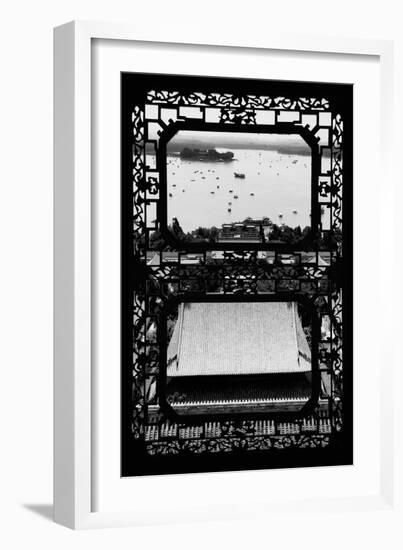 China 10MKm2 Collection - Asian Window - The Summer Palace - Beijing-Philippe Hugonnard-Framed Photographic Print