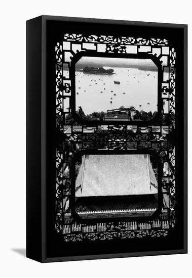 China 10MKm2 Collection - Asian Window - The Summer Palace - Beijing-Philippe Hugonnard-Framed Stretched Canvas