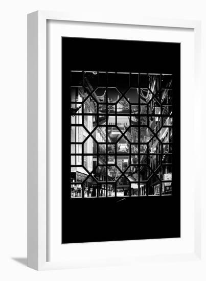 China 10MKm2 Collection - Asian Window - Traditional Architecture in Yuyuan Garden - Shanghai-Philippe Hugonnard-Framed Photographic Print