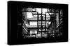 China 10MKm2 Collection - Asian Window - Traditional Architecture in Yuyuan Garden - Shanghai-Philippe Hugonnard-Stretched Canvas