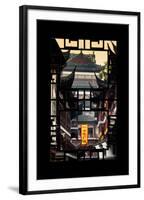 China 10MKm2 Collection - Asian Window - Traditional Architecture in Yuyuan Garden - Shanghai-Philippe Hugonnard-Framed Photographic Print