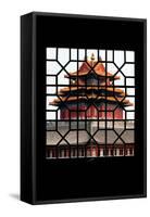 China 10MKm2 Collection - Asian Window - Watchtower - Forbidden City-Philippe Hugonnard-Framed Stretched Canvas