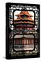 China 10MKm2 Collection - Asian Window - Watchtower - Forbidden City-Philippe Hugonnard-Stretched Canvas