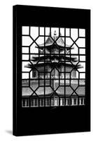 China 10MKm2 Collection - Asian Window - Watchtower - Forbidden City-Philippe Hugonnard-Stretched Canvas