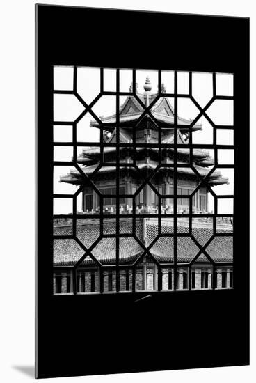 China 10MKm2 Collection - Asian Window - Watchtower - Forbidden City-Philippe Hugonnard-Mounted Photographic Print