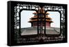 China 10MKm2 Collection - Asian Window - Watchtower - Forbidden City-Philippe Hugonnard-Framed Stretched Canvas