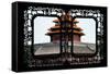 China 10MKm2 Collection - Asian Window - Watchtower - Forbidden City-Philippe Hugonnard-Framed Stretched Canvas