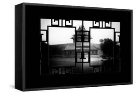 China 10MKm2 Collection - Asian Window - Watchtower - Forbidden City-Philippe Hugonnard-Framed Stretched Canvas