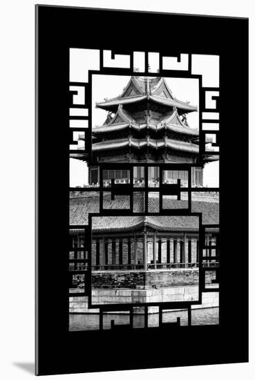 China 10MKm2 Collection - Asian Window - Watchtower - Forbidden City-Philippe Hugonnard-Mounted Photographic Print