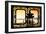 China 10MKm2 Collection - Asian Window - Water Temple at sunset-Philippe Hugonnard-Framed Photographic Print